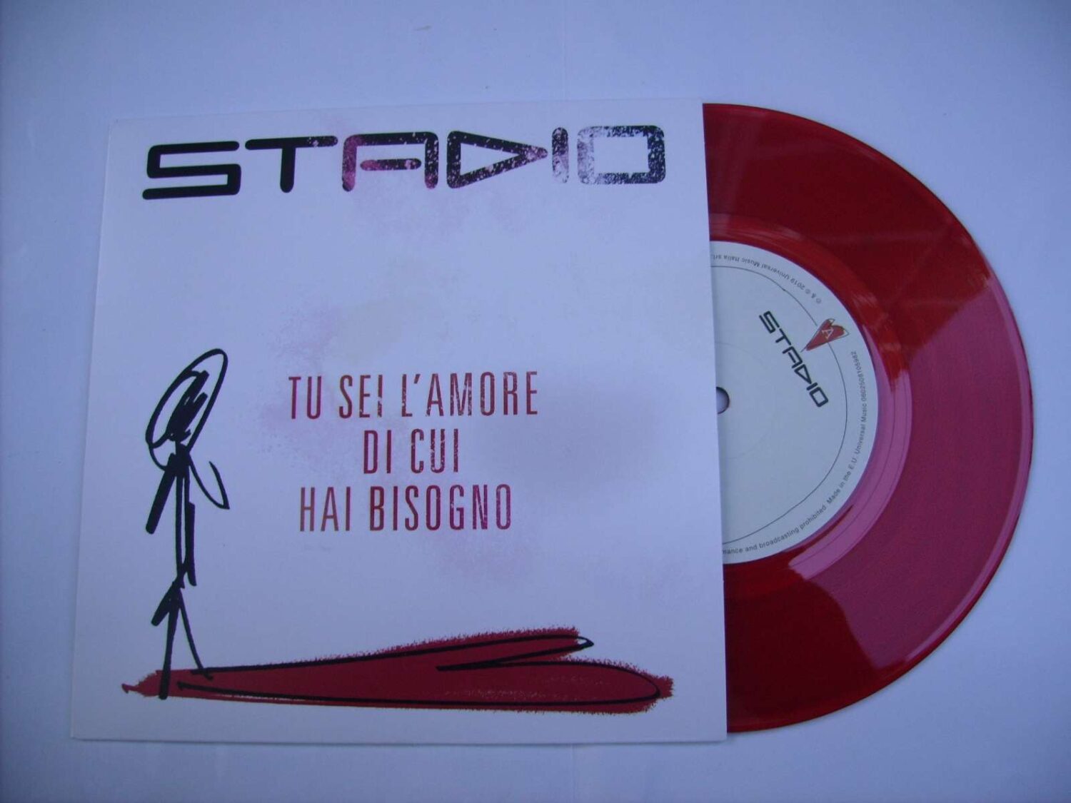 Tu sei l'amore di cui hai bisogno / Strumentale (Red vinyl)