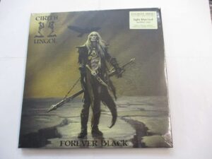 Forever black (Light blue/red marbled vinyl)