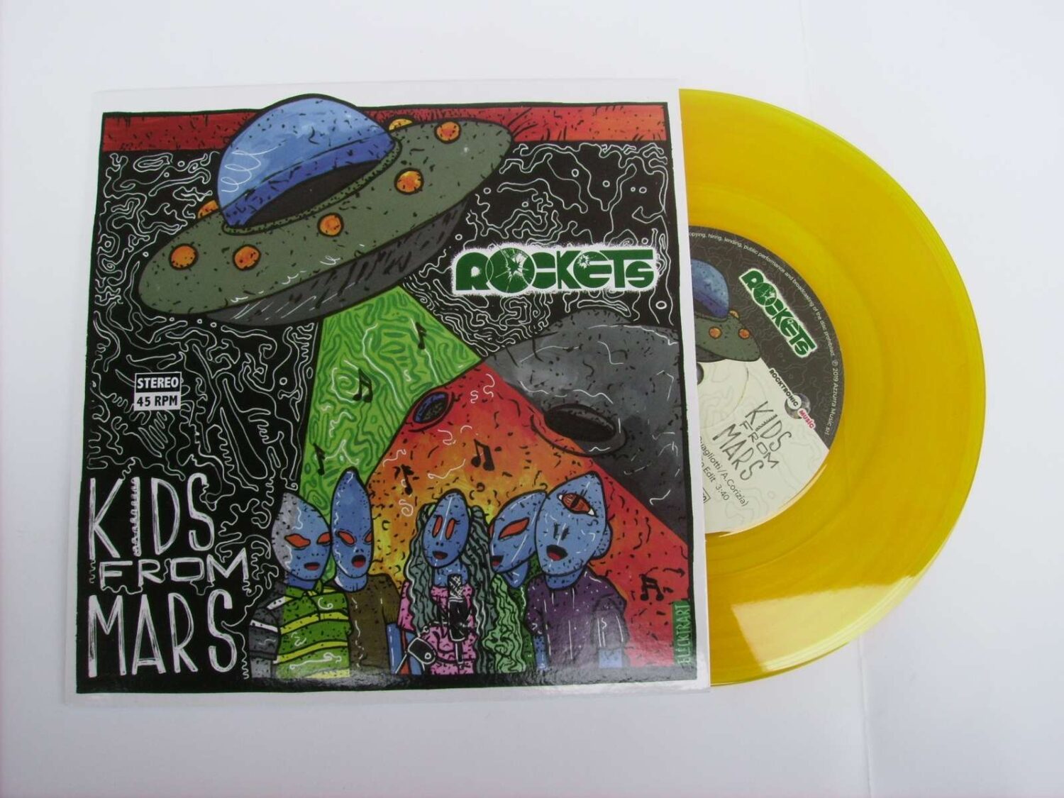 Kids from Mars / Instrumental version (Orange vinyl)