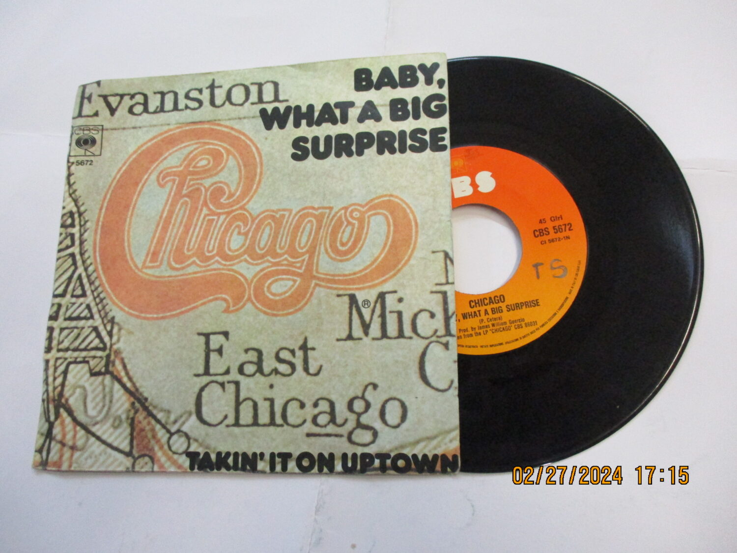 Baby what a big surprise/Takin' it on uptown