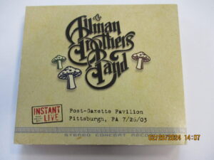Post-Gazette Pavilion Pittsburgh, PA 7/26/03 (3CD)