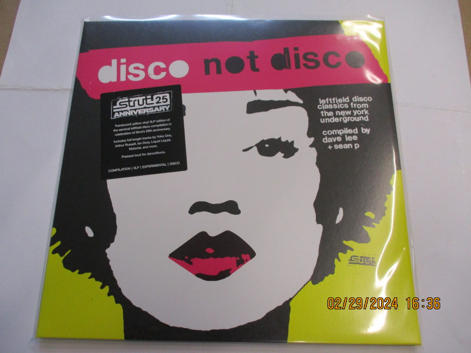 Disco Not Disco (3LP) (Leftfield Disco Classics From The New York Underground) (25th Anniversary Edition)