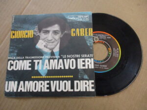 Come Ti Amavo Ieri / Un Amore Vuol Dire