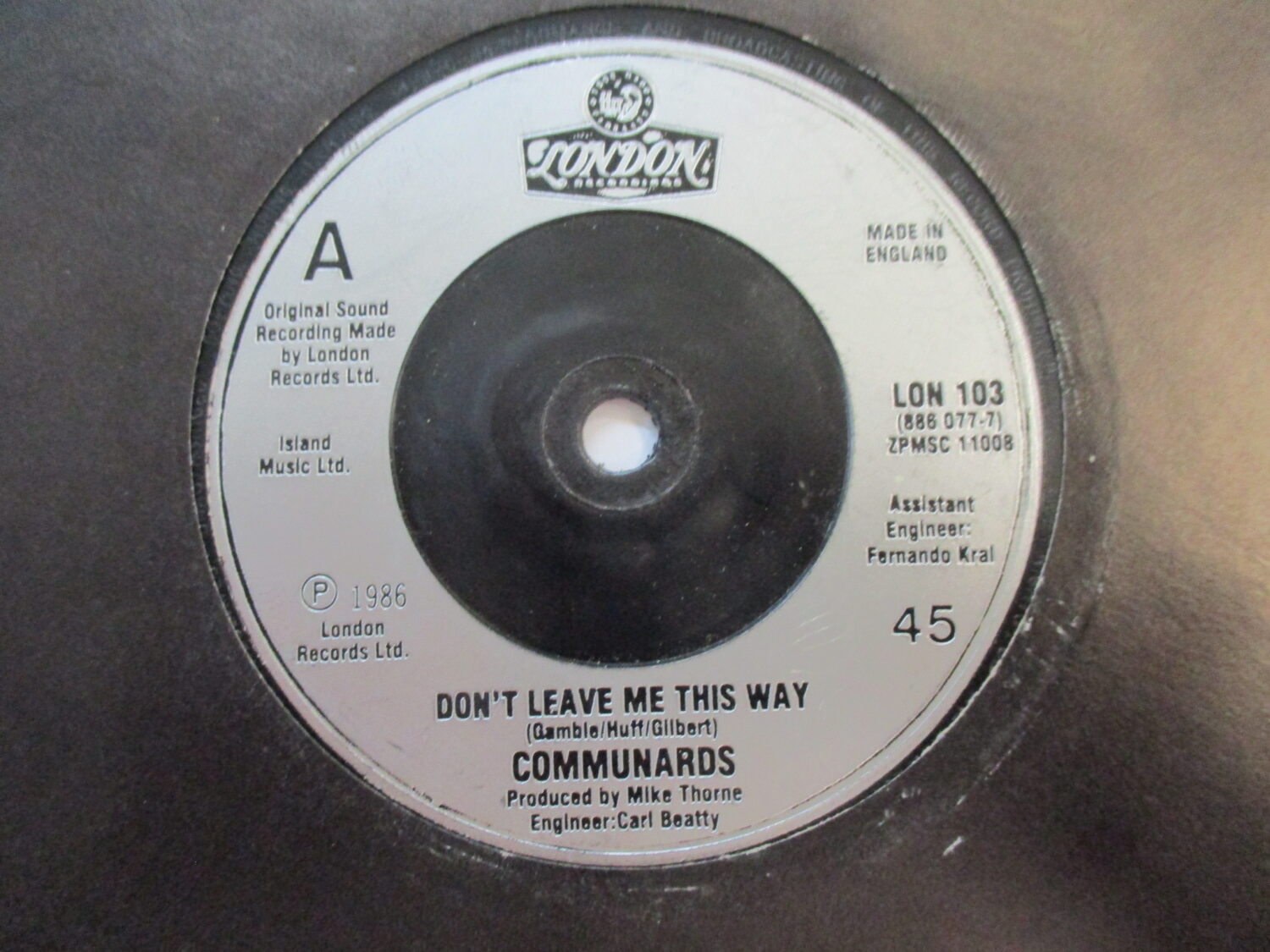 Don't leave me this way / Sanctified (RE)